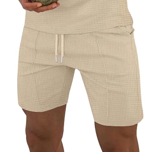 Lay U HOME Herren Shorts solid Color Casual fünf-Punkt Sport Hosen von Lay U HOME