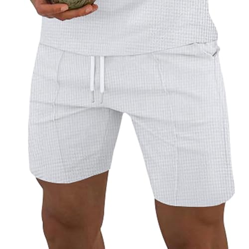 Lay U HOME Herren Shorts solid Color Casual fünf-Punkt Sport Hosen von Lay U HOME