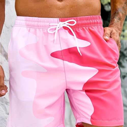 Lay U HOME Herren Sommer Sport Shorts Schnell Trocknende Hose Mode Farbe Block Sport Hose Fitness Pant Workout Hose Männer Frauen Beach Kurze Hose von Lay U HOME