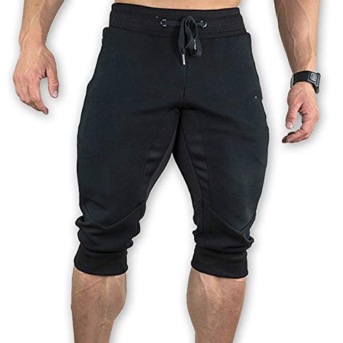 Lay U HOME Männer Cropped Pants Sport Loose Fashion Casual Running Leg Training Outdoor Shorts von Lay U HOME