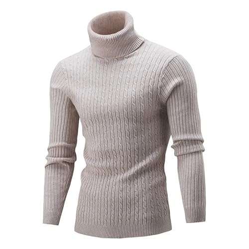 Lay U HOME Männer Knitwear Herbst und Winter high-Neck Farbe Twist Bodenbildung Shirt Pullover Männer von Lay U HOME