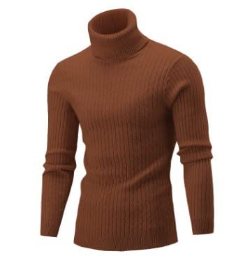 Lay U HOME Männer Knitwear Herbst und Winter high-Neck Farbe Twist Bodenbildung Shirt Pullover Männer von Lay U HOME