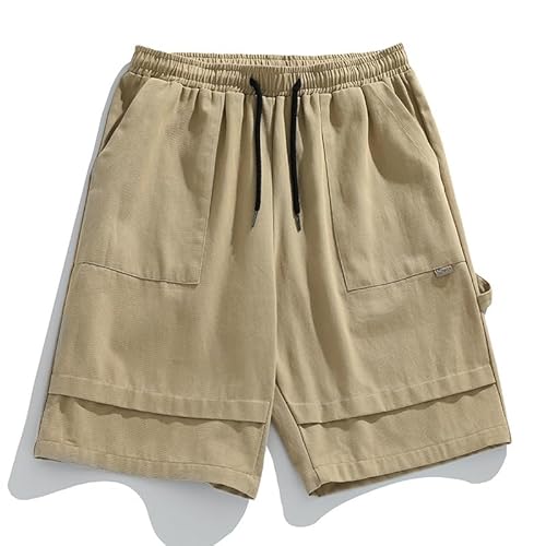 Lay U HOME Männer Overalls Shorts Männer Sommer Sport-Streamer-Design-fünf-Punkt Hosen von Lay U HOME