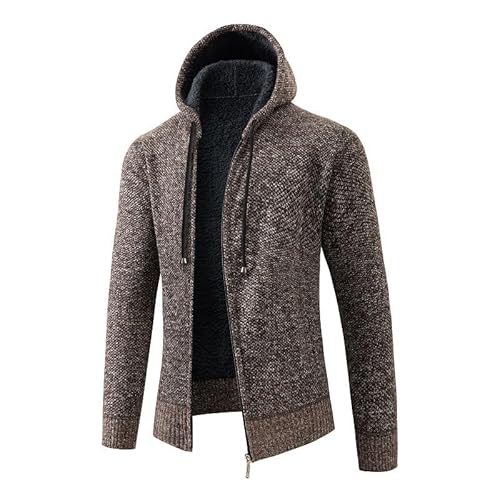 Lay U HOME Männer Plus samt Pullover Herbst und Winter Casual Stehkragen Pullover Cardigan Jacke Männer von Lay U HOME