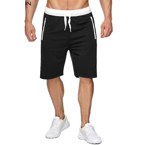 Lay U HOME Männer Summer Fashion Casual Sportswear Herren Sommer Kleider Sommer fünf-Punkt-Hose Strand Hosen von Lay U HOME