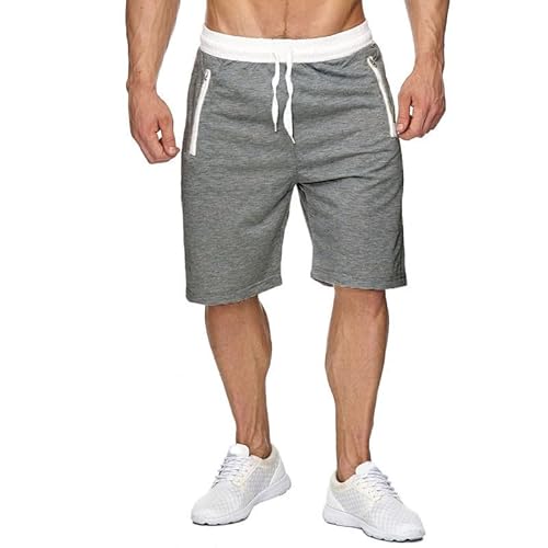 Lay U HOME Männer Summer Fashion Casual Sportswear Herren Sommer Kleider Sommer fünf-Punkt-Hose Strand Hosen von Lay U HOME