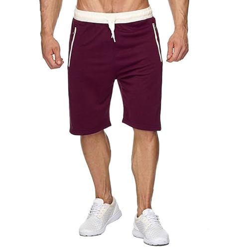 Lay U HOME Männer Summer Fashion Casual Sportswear Herren Sommer Kleider Sommer fünf-Punkt-Hose Strand Hosen von Lay U HOME