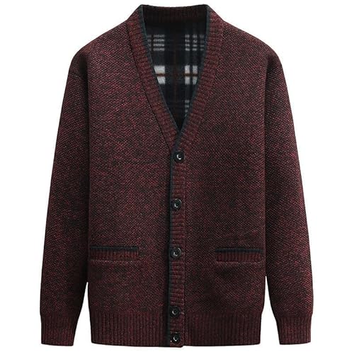 Lay U HOME Mittleren Alters und ältere Menschen V-Neck Strickjacke verdickt Plus samt Strickjacke gestrickte Pullover Herbst und Winter Papa tragen Plus Größe Jacke Männer Lay U HOME Mittleren Alters und ältere Menschen V-Neck Strickjacke verdickt Plus samt Strickjacke gestrickte Pullover Herbst und Winter Papa tragen Plus Größe Jacke Männer von Lay U HOME