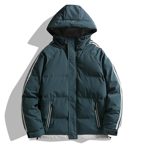 Lay U HOME Paar warme Baumwolle-gepolsterte Jacke verdickte mit Kapuze Männer Winter Arbeit Kleidung gepolsterte Jacke Doppel Jacke Männer bequem und lässig von Lay U HOME