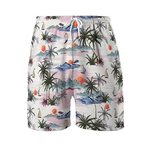 Lay U HOME Party 3D Gedruckt Männer Shorts Kleidung Baum Strand Kurze Hose Urlaub Shorts Hawaiian Shorts Sport Shorts von Lay U HOME