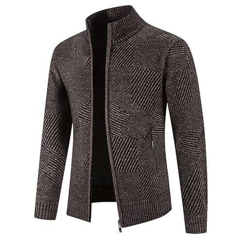 Lay U HOME Plus samt verdickt warme Pullover Männer Herbst und Winter Pullover Stehkragen Pullover Strickjacke Jacke Männer Kleidung von Lay U HOME