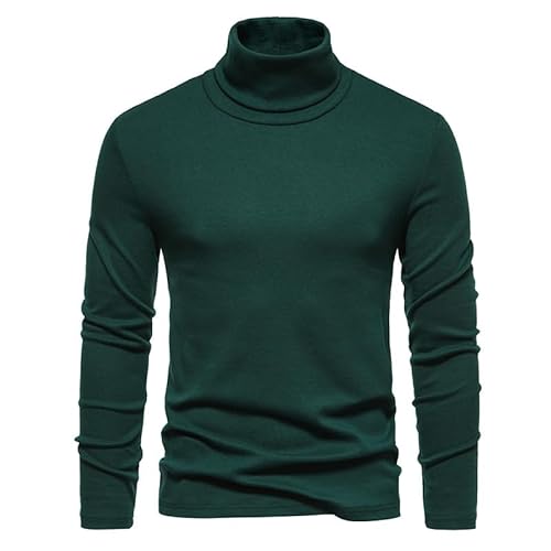 Lay U HOME Pullover Männer Herbst und Winter einfarbig high-Neck Slim-fit Plus samt Männer Pullover Bodenbildung Shirt von Lay U HOME