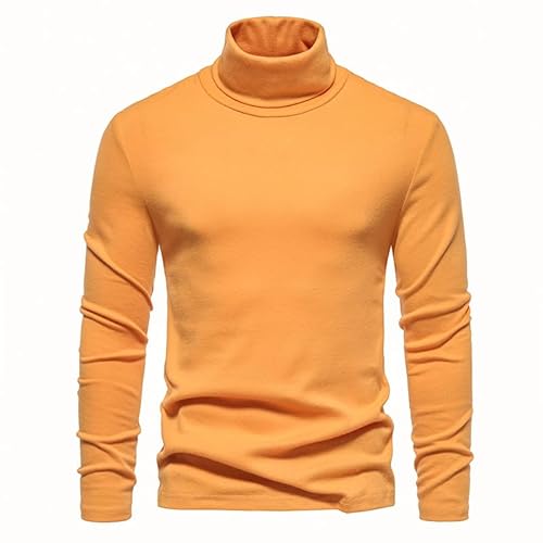 Lay U HOME Pullover Männer Herbst und Winter einfarbig high-Neck Slim-fit Plus samt Männer Pullover Bodenbildung Shirt von Lay U HOME