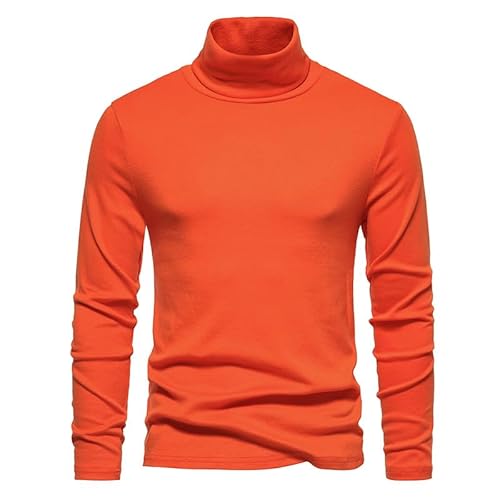 Lay U HOME Pullover Männer Herbst und Winter einfarbig high-Neck Slim-fit Plus samt Männer Pullover Bodenbildung Shirt von Lay U HOME