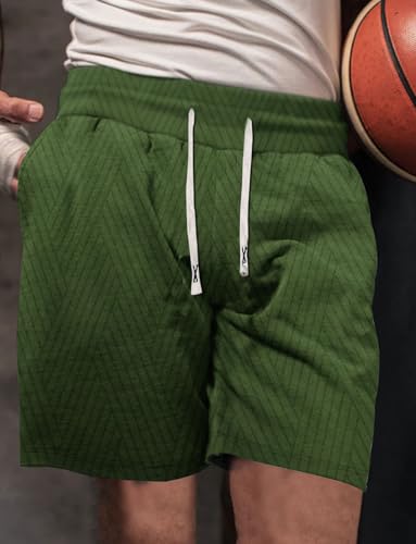 Lay U HOME Sommer Herren Kordelzug lose gebürstetem Haut-freundliche Casual Sport Männer Shorts Trend von Lay U HOME