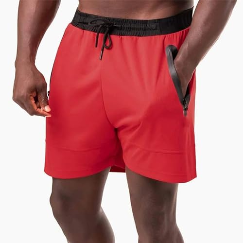 Lay U HOME Sommer Herren Sport Fitness Shorts Single-Layer-mesh schnell trocknend atmungsaktiv Locker Casual Shorts von Lay U HOME