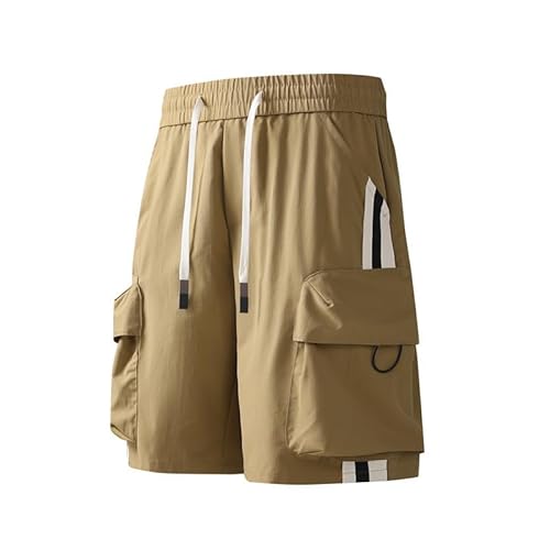 Lay U HOME Sommer-Overalls Shorts Männer Casual Hosen lose Hose Sport Verschleiß EIS Seide fünf-Punkt-Hose von Lay U HOME