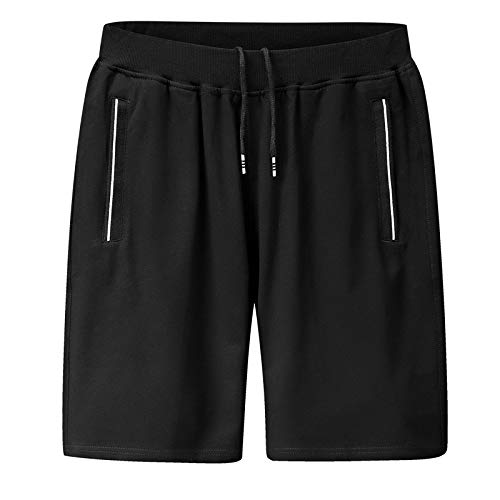 Lay U HOME Sommer Sport Shorts Männer lose große Größe Reine Baumwolle fünf-Punkt Hosen gestrickte Baumwolle dünne Abschnitt Hosen Männer Casual Hosen von Lay U HOME