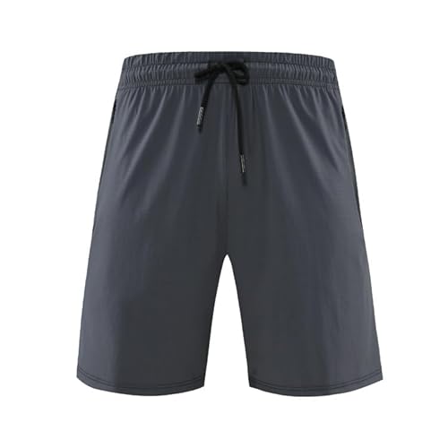 Lay U HOME Sommer lockere und dünne Fitness Training fünf-Punkt Hosen Basketball-Hosen für Männer schnell trocknend atmungsaktiv EIS Seide Running Sport Shorts von Lay U HOME