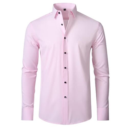 Lay U HOME Männer Kleid Shirt Vier-seitige Stretch-Shirt Herren Hemd bügelfrei Anti-Falten einfache Business dünne Hemd Männer Lay U HOME Männer Kleid Shirt Vier-seitige Stretch-Shirt Herren Hemd bügelfrei Anti-Falten einfache Business dünne Hemd Männer von Lay U HOME
