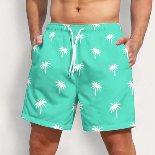 Men ' s Light Blue Beach Shorts 3D Gedruckt Baum Beachwear Casual Bottoms Quick-Dry Gym Sport Shorts Männlichen Lose Hose von Lay U HOME