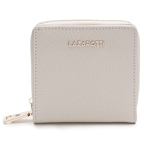 Lazarotti Bologna kompakte Leder Geldbörse Damen | mit Druckknopf, Reißverschlussfach, 6 Kartenfächer, RFID-Schutz | 10 x 10 x 2,5 cm Lazarotti Bologna kompakte Leder Geldbörse Damen | mit Druckknopf, Reißverschlussfach, 6 Kartenfächer, RFID-Schutz | 10 x 10 x 2,5 cm von Lazarotti