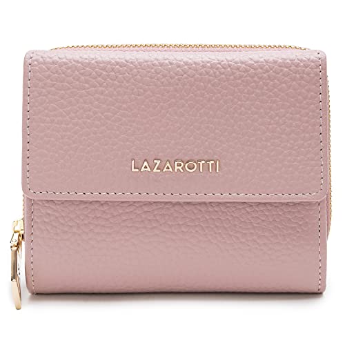 Lazarotti Bologna mittelgroße Leder Geldbörse Damen | mit Druckknopf, Reißverschlussfach, 9 Kartenfächer, RFID-Schutz | 12 x 10 x 4 cm Lazarotti Bologna mittelgroße Leder Geldbörse Damen | mit Druckknopf, Reißverschlussfach, 9 Kartenfächer, RFID-Schutz | 12 x 10 x 4 cm von Lazarotti