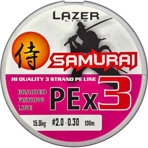 LAZER LINE Angelschnur Geflochten PE X3 100m DIA 0,30mm Test 15,9kg - Geflochtene Schnur 3fach - Angelsehne - Braided Fishing Line - Rundgeflochtene Angelschnüre - Angeln auf Karpfen Hecht Barsch Wels LAZER LINE Angelschnur Geflochten PE X3 100m DIA 0,30mm Test 15,9kg - Geflochtene Schnur 3fach - Angelsehne - Braided Fishing Line - Rundgeflochtene Angelschnüre - Angeln auf Karpfen Hecht Barsch Wels von Lazer Line