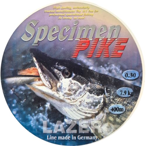 LAZER LINE Hecht Monofil Angelschnur 400m Dia 0,30mm Test 7,9kg - Grün Schnur - Barsch & Zander Angel - Spinner Angeln - Raubfish Rig - Monofilament Angelsehne - Nylonfaden Vorfach – Vorfachschnur LAZER LINE Hecht Monofil Angelschnur 400m Dia 0,30mm Test 7,9kg - Grün Schnur - Barsch & Zander Angel - Spinner Angeln - Raubfish Rig - Monofilament Angelsehne - Nylonfaden Vorfach – Vorfachschnur von Lazer Line