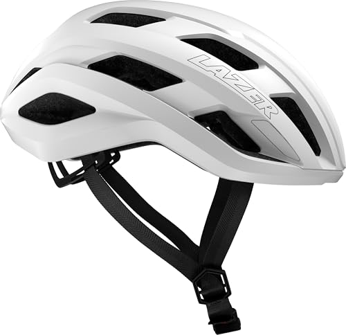 Lazer Fahrradhelm Strada KinetiCore, Matte Full White (M) 55-59 cm von Lazer