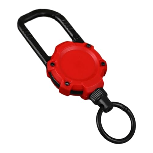 Lbvzxkad Magnetischer Karabiner Schlüsselanhänger Outdoor Camping Klettern Schnappverschluss Schnalle Haken Halteseil Rot von Lbvzxkad