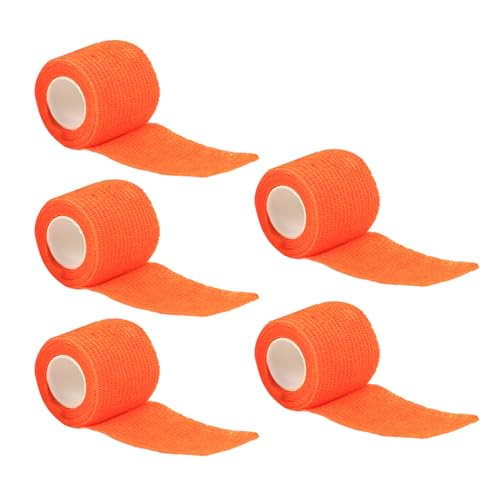 Ldabrye 5 Stück Elastische Kohäsive Bandage Selbstklebende Bandage Flexibles Medizinisches Erste Hilfe Klebeband Sport Fitness Schmerzen von Ldabrye