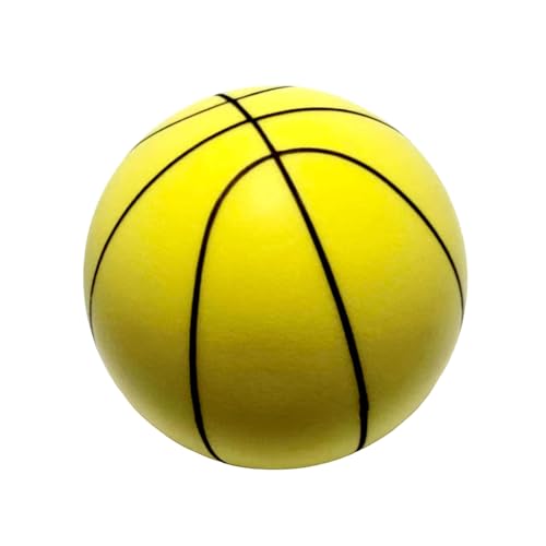 Ldabrye Bounces Basketball Bounces Mutes Indoor Silents Basketball Geräuscharmer Pat Trainingsball Für Kinder von Ldabrye