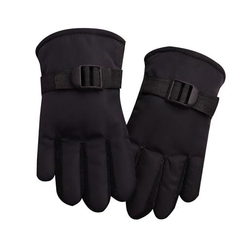 Ldabrye Kinder-Handschuhe, Outdoor-Vollfinger-Thermo-Handschuhe, Winter-Fäustlinge für 3–13 Jahre alte Jungen und Mädchen von Ldabrye