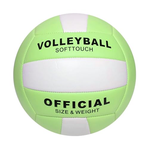 Ldabrye Weiche Beach-Volleybälle, verdickt, offizielle Größe 5, Sandsport, PU-Ball für drinnen und draußen, Pool, Fitnessstudio, Training von Ldabrye