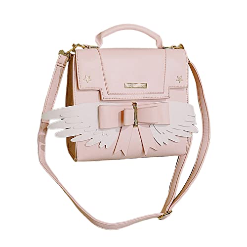 Wing Umhängetasche für Damen, farbige Handtasche, Umhängetasche, PU-Tasche, kleine Umhängetasche, Einkaufstasche, Dating-Tasche, siehe abbildung von Ldabrye