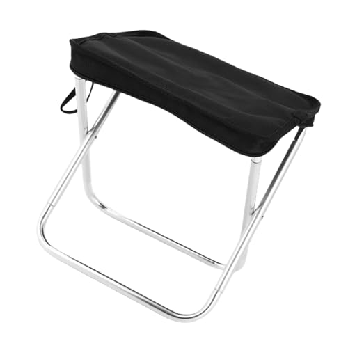 Ldbuejiaja Outdoor-Klapphocker, Camping, Aluminiumlegierung, Klapphocker, faltbar, Campinghocker, leicht, kleiner Angelhocker von Ldbuejiaja