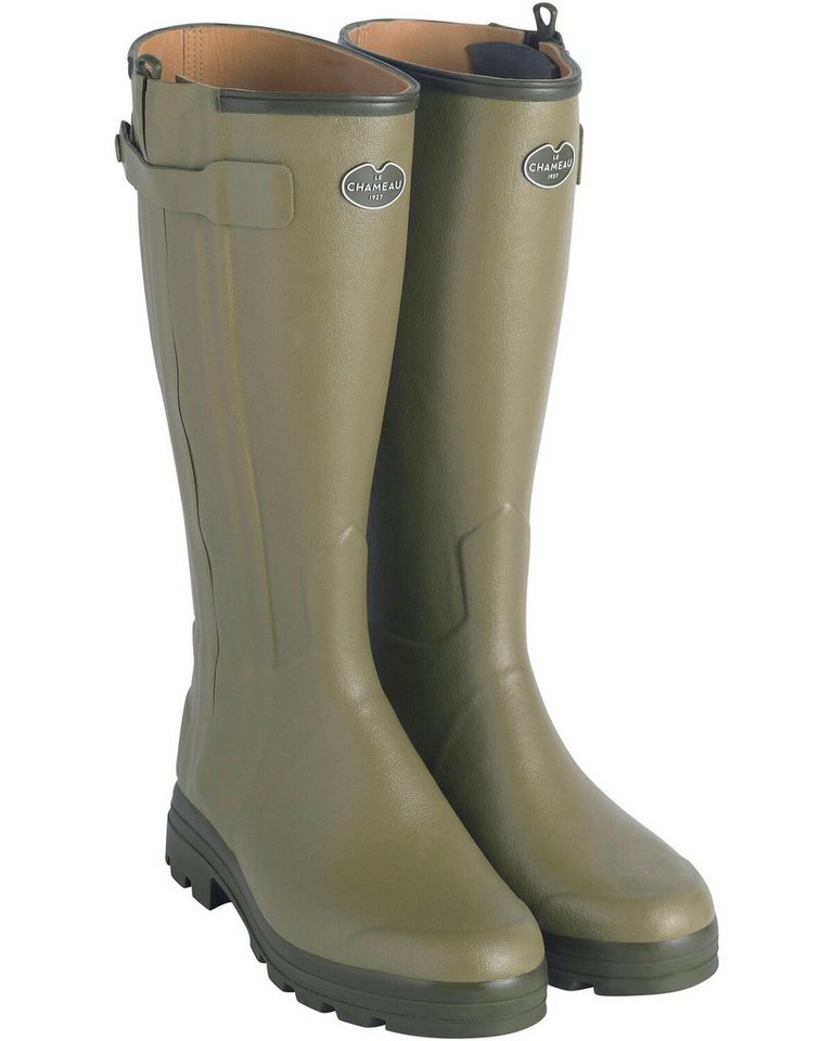 Le Chameau Damen Gummistiefel Chasseur Cuir Gummistiefel Stoßdämpfend Le Chameau Damen Gummistiefel Chasseur Cuir Gummistiefel Stoßdämpfend von Le Chameau