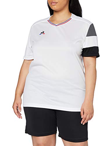Le Coq Sportif Damen N°5 Maillot Match Premium Ss M Optic Unterhemd, New Optical White, XL Le Coq Sportif Damen N°5 Maillot Match Premium Ss M Optic Unterhemd, New Optical White, XL von Le Coq Sportif