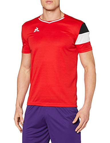 Le coq Sportif Herren N°9 Maillot Match MC Kurzärmeliges T-Shirt, Pur Rouge (rot), S von Le Coq Sportif
