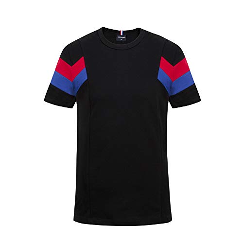 Le Coq Sportif Jungen TRI Tee SS N°1 Kurzärmeliges T-Shirt, Schwarz, 6A von Le Coq Sportif