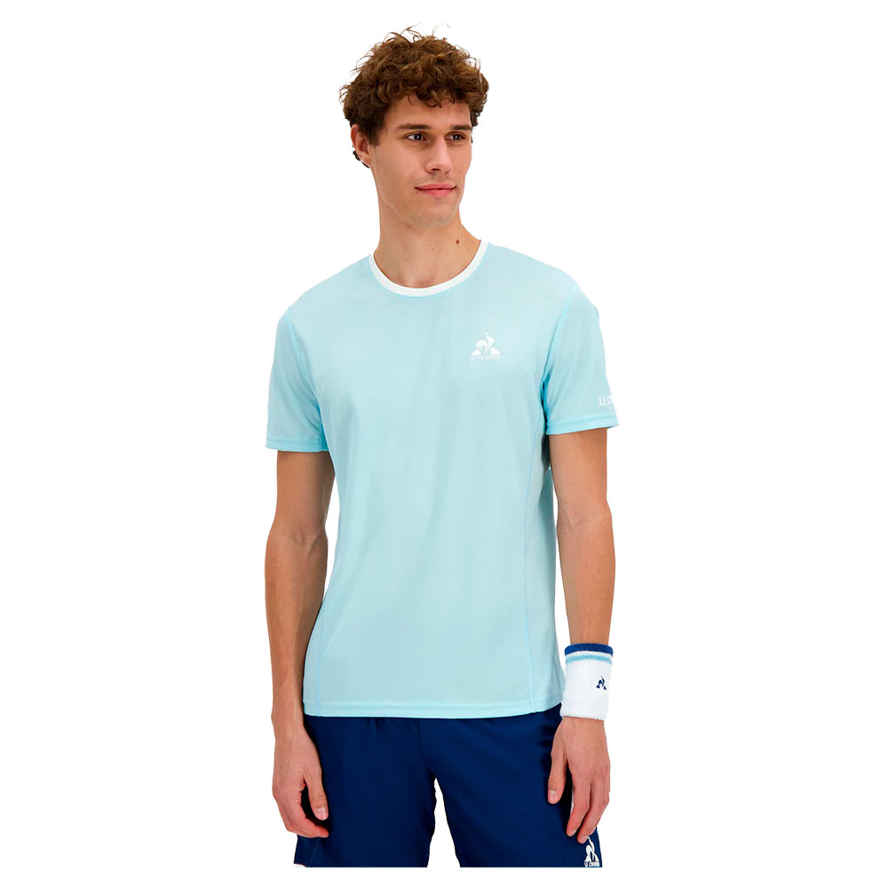 Le Coq Sportif Tennis Autres Tournois 25 Short Sleeve T-shirt Blau L Mann Le Coq Sportif Tennis Autres Tournois 25 Short Sleeve T-shirt Blau L Mann von Le Coq Sportif