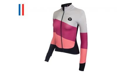 lebram roselend damen langarmtrikot fuchsia   pink von LeBram