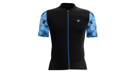 kurzarmtrikot lebram ventoux element bleu noir von LeBram