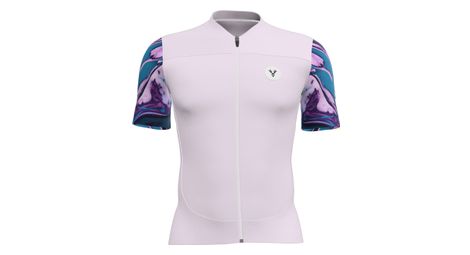 lebram ventoux petrole kurzarmtrikot rosa von LeBram