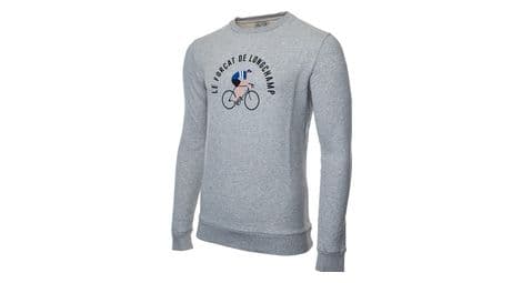 lebram x sports d epoque forcat de longchamp sweatshirt heather grey von LeBram