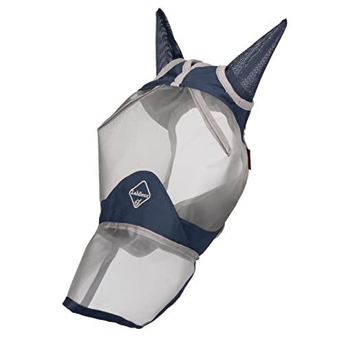 LeMieux Armour Shield Pro Fly Mask Full Fliegenmaske, Navy, XS von LeMieux