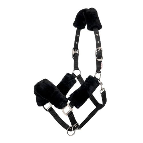 LeMieux Comfort Halfter für Pferde - Schwarz - Weiches Fleecefutter - Verstellbar & Langlebig - Cob LeMieux Comfort Halfter für Pferde - Schwarz - Weiches Fleecefutter - Verstellbar & Langlebig - Cob von LeMieux