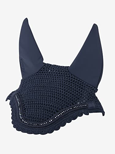 LeMieux Diamante Acoustic Fly Hood Navy Fliegenhaube, L von LeMieux