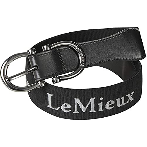 LeMieux Elastic Belt schwarz Gürtel Branding, Größe:L von LeMieux